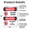 Signmission Do Not Enter Bilingual Danger Sign, Plastic, 10in W x 14in L, 2PK OS-2PACK-DS-P-1014-VS-1151 - alternate 2
